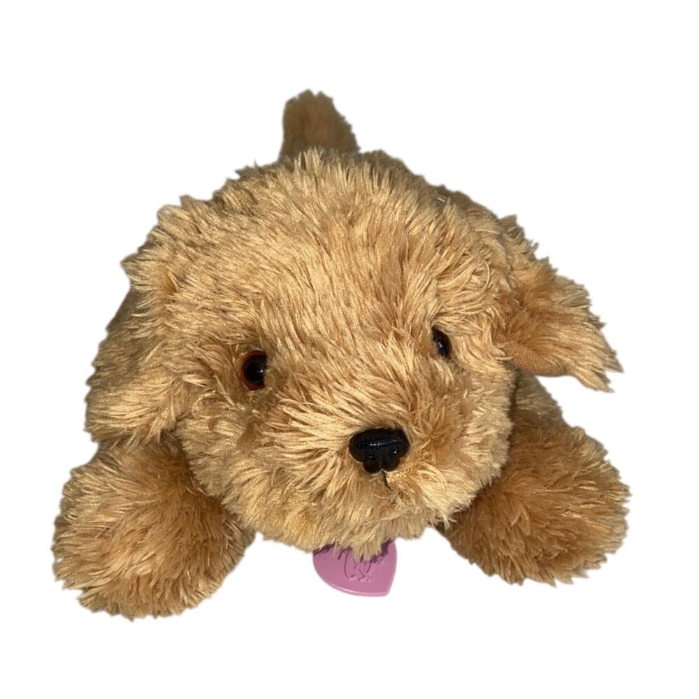 Vintage Interactive Barbie Plush Dog Barks Growls 2005 Golden Retriever Squeeze